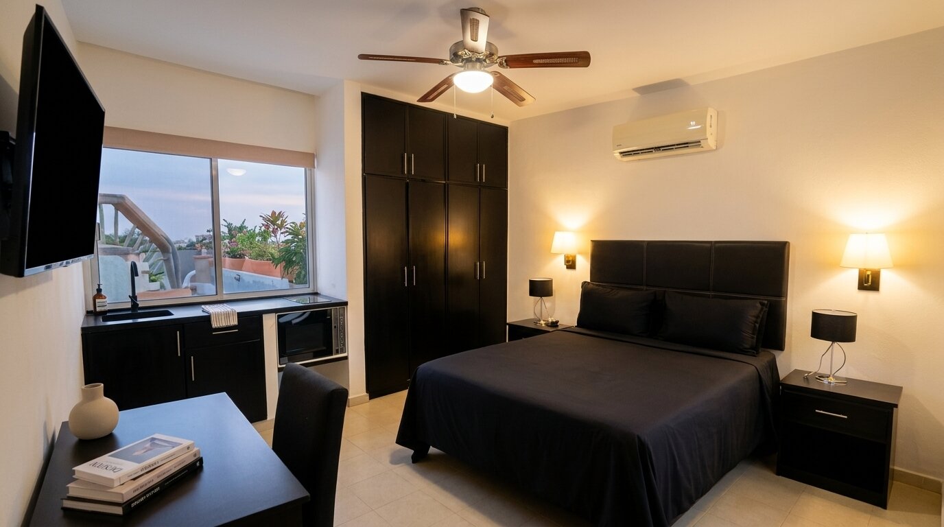 Departamento 58 amueblado con cocineta en Montes de Ame, Merida Yucatan - Davish's House Apartments